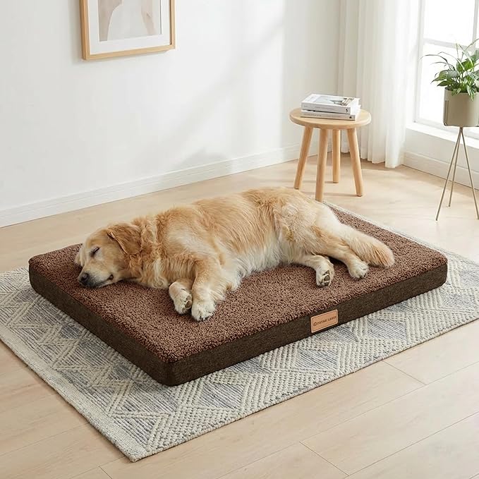 Patas Lague Orthopedic XL Dog Bed Large Sized Dog 42''X28'', Soft Waterproof by PatasLague