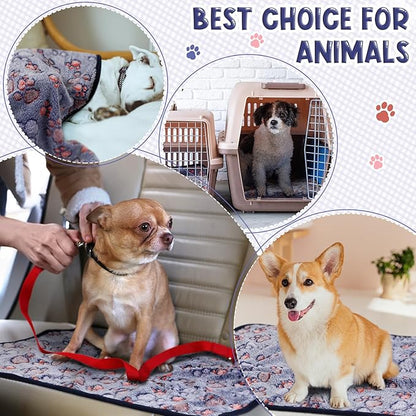 Tatuo 4 Pcs Dog Blanket for Pet Cat Blankets Indoor Puppy Teething Stuff Toys - Image 2