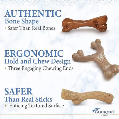 Nylabone Gourmet Style Femur, & Stick Strong Chew Toy - Image 5