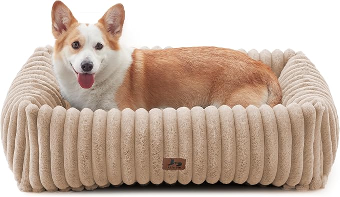 Washable Dog Bed for Small Medium Dogs by WARMREST
