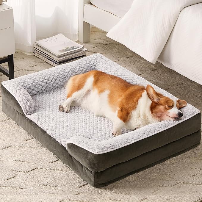 Orthopedic Dog Bed for Medium Dogs, Egg Crate Foam Bed for Medium Dogs - Image 9