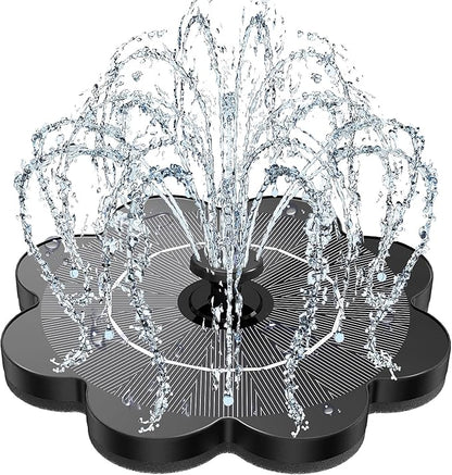 Yzert Solar Fountain Flower Shape-No Battery, Glass 3.5W Solar Water Fountain by Yzert