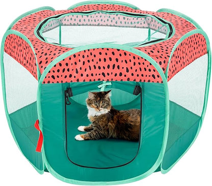 Furhaven Portable Dog Playpen Cat Tent, Pet Playground, Kennel Foldable Indoor by FurHaven