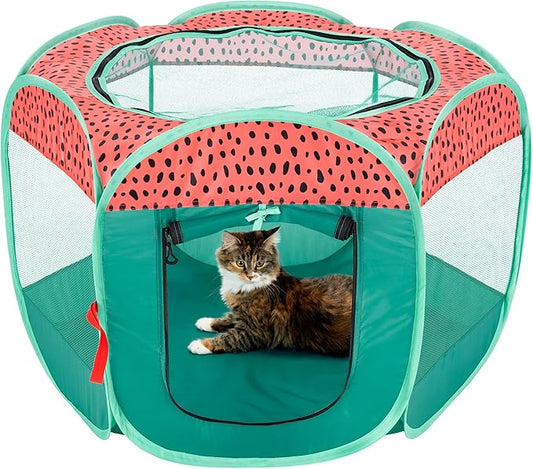 Furhaven Portable Dog Playpen Cat Tent, Pet Playground, Kennel Foldable Indoor by FurHaven