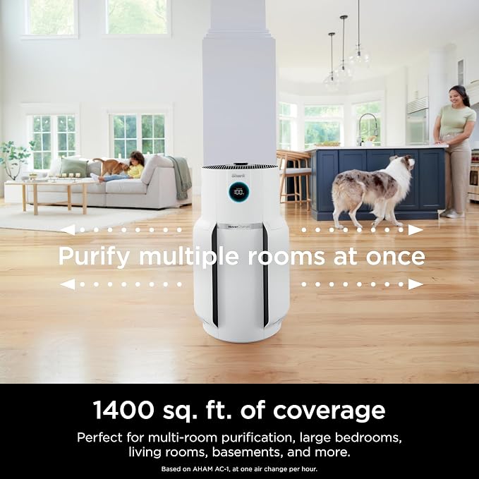 Shark Air Purifier with NeverChange Air Filter Technology, 5 Year HEPA Filter - Image 8