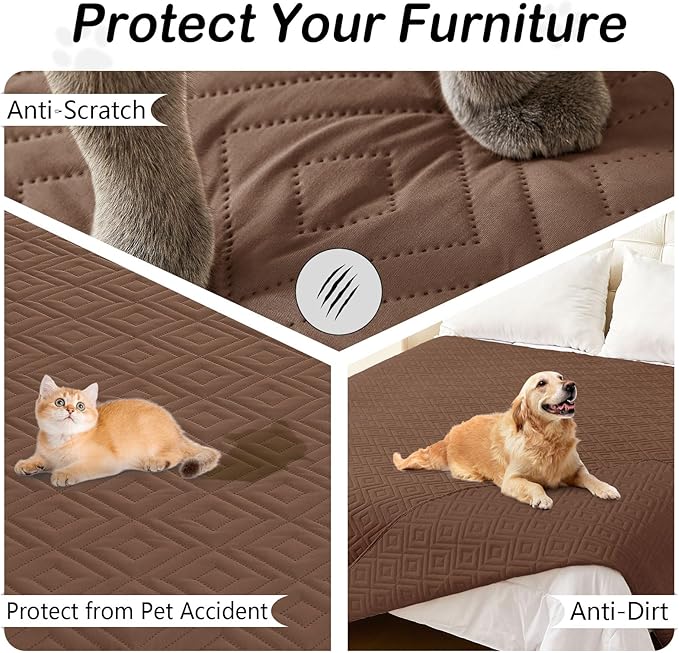 hyha Waterproof Dog Blanket, Soft Dog Bed Cover Pet Blankets, Waterproof Sofa - Image 3