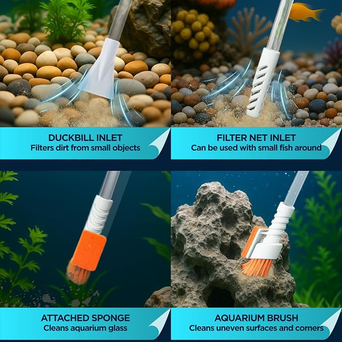 Aquarium Siphon Vacuum & Water Changer Kit - Image 4