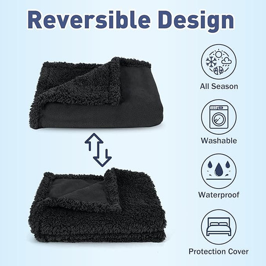 Kritter Planet Waterproof Dog Blanket, Reversible Water Proof Pet Blanket - Image 2