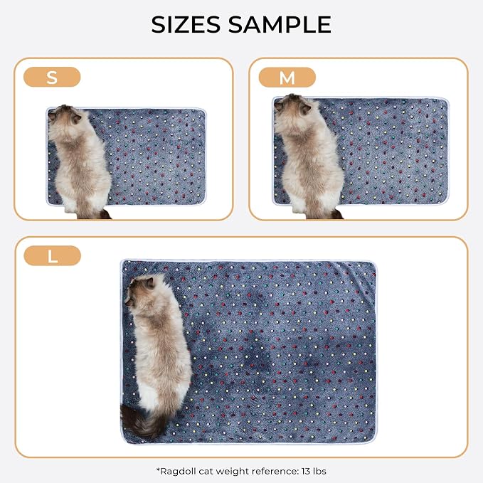Luciphia 1 Pack 3 Blankets Super Soft Cute Dot Pattern Pet Blanket Flannel Throw - Image 3