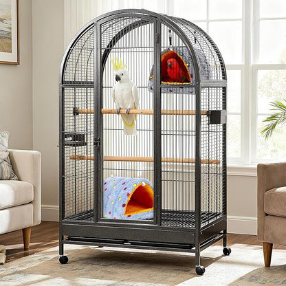 2 Pack Bird Nest House, Hanging Hammock Fluffy Parrots Bird Bed - Image 6