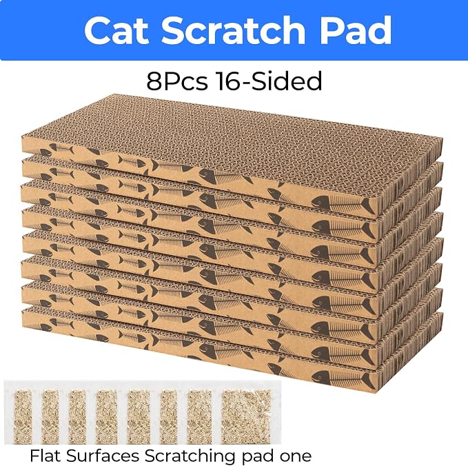 Mini Cat Scratching Board Small Cat Scratcher Cardboard Cat Scratch pad Cat - Image 3