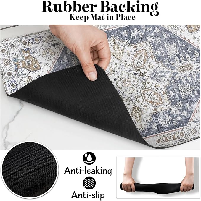 Dog Food Mats for Floors Absorbent, Pet Cat Food Mat - Image 6