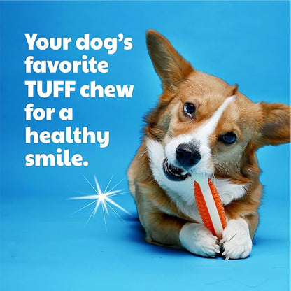 Hartz Chew 'n Clean Tuff Bone Tough Dog Chew Toy, Large 3 Pack - Image 5