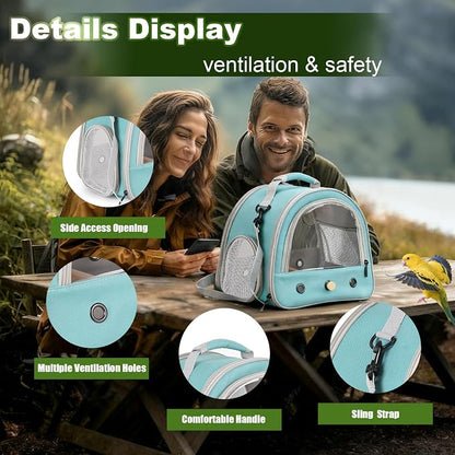 Portable Parrot Travel Cage Carrier - Image 3