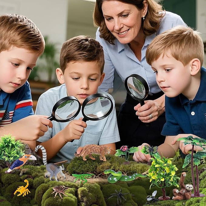 26Pcs Rainforest Animal Figures, Realistic Jungle Animals Toys - Image 5