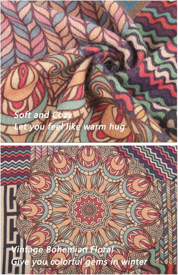 YESNO Women Christmas Sweater Graphic Printed Oversized Pullover Sweaters - Image 5