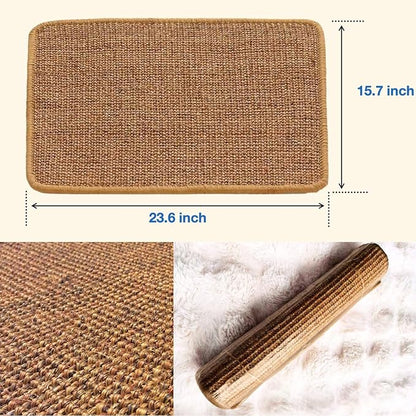 Cat Scratcher Mat, 23.6 X 15.7 Inch, sisal cat scratchers - Image 4