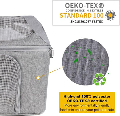 Large Cat Carrier Soft Side Pet Carrier - Image 3