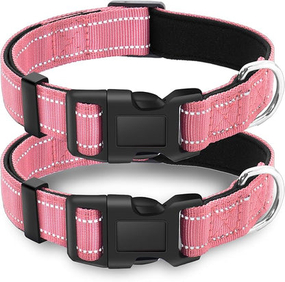 2 Pack Reflective Dog Collar by LIEVUIKEN