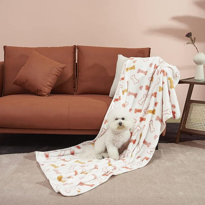 Allisandro Luxurious Dog Blanket, 350 GSM Super Fuzzy Microplush Fleece Pet - Image 5