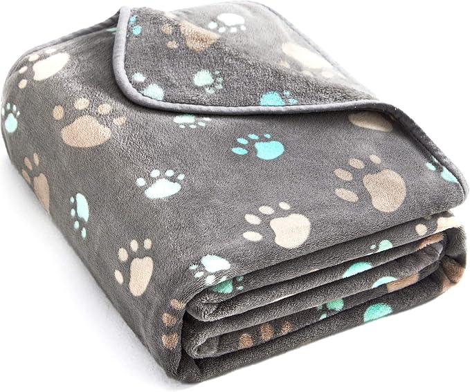 Allisandro 350 GSM Super Soft and Premium Fuzzy Flannel Fleece Pet Dog Blanket - Image 3