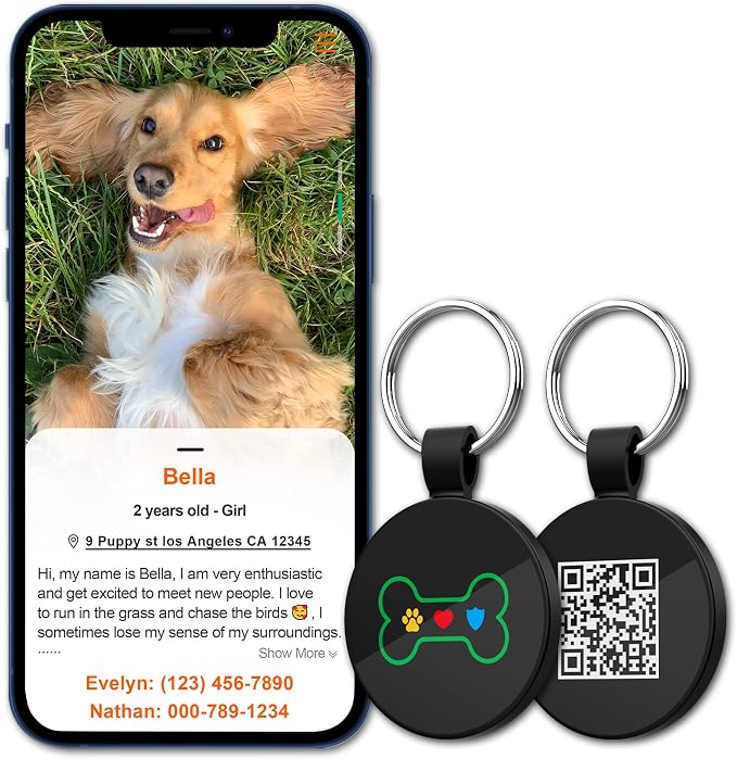 MYLUCKYTAG QR Code Pet ID | Personalized Dog & Cat Collar Tag | Online Profile - Image 4