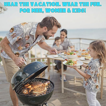 Custom Hawaiian Shirt with Face Photo Picture - Image 2