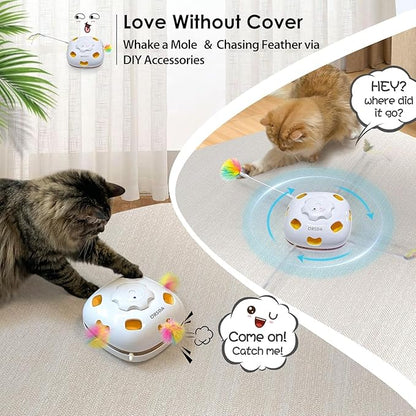 ORSDA Cat Toys for Indoor Cats, 4 in 1 Interactive Automatic Kitten Toys Hide - Image 4