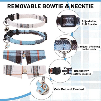 Cat Collar with Bells Breakaway, Shirt Cat Collar - Image 6