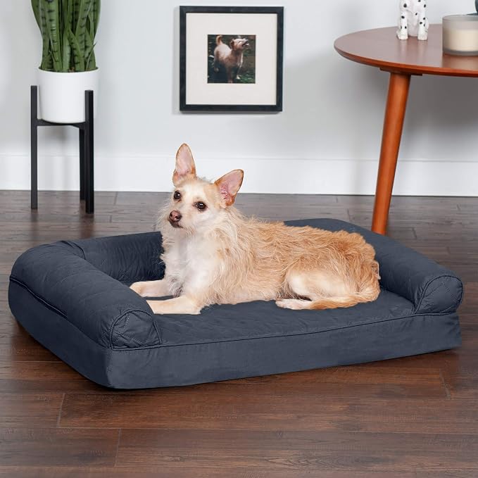 Furhaven Orthopedic Dog Bed for Medium/Small Dogs w/ Removable Bolsters & - Image 3