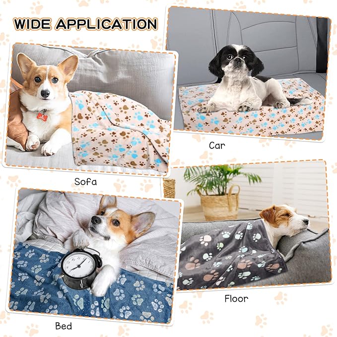 Rezutan 1 Pack 3 Blankets for Dogs, Dog Blanket for Large & Medium Pet Cat - Image 6