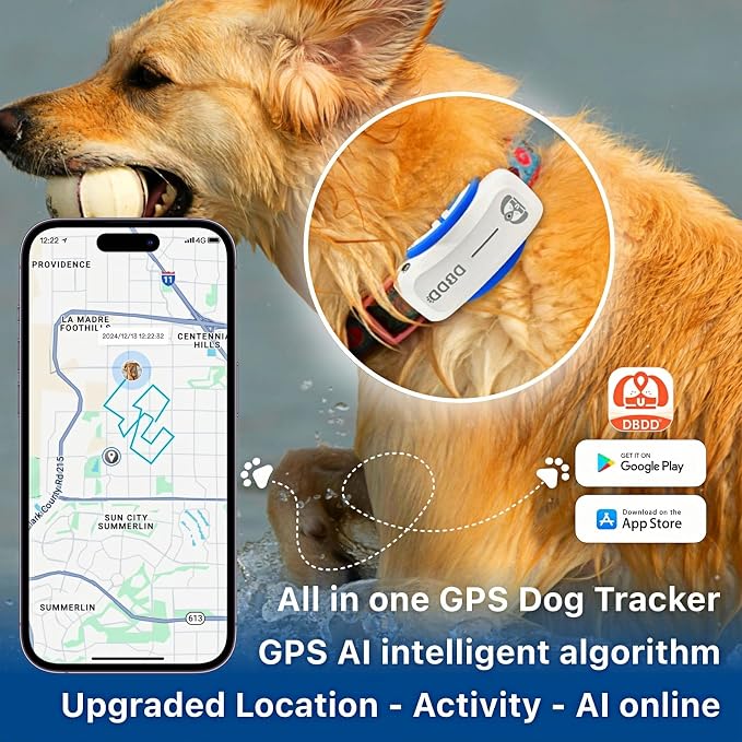 AI GPS Tracker for Dogs, Real Time Location and AI Vet Health Management - Image 2