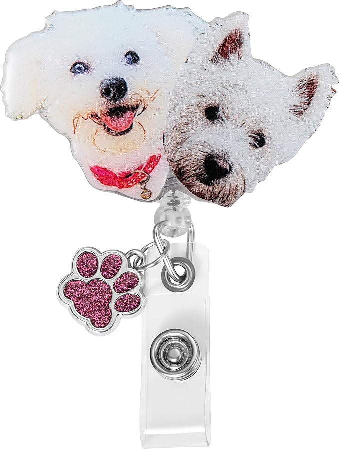 callie Personalized Pet Portrait Badge Reel by callie