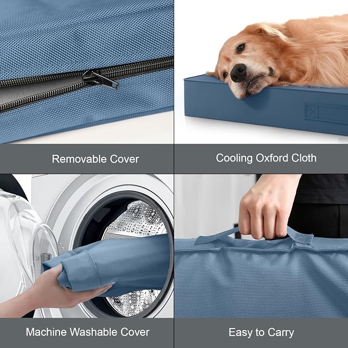 Outdoor Dog Bed for Small Dogs, Waterproof Dog Crate Bed for Medium Dogs Cats - Image 5