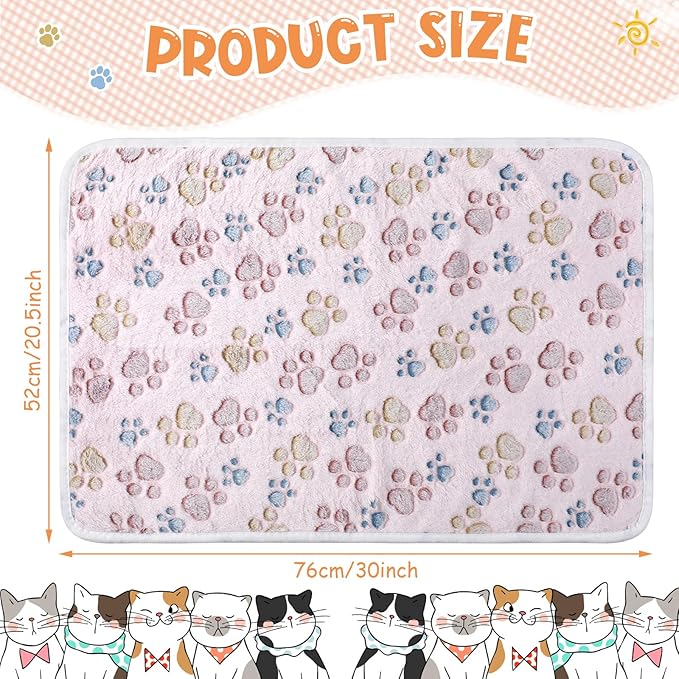 Tatuo 4 Pcs Dog Blanket for Pet Cat Blankets Indoor Puppy Teething Stuff Toys - Image 6