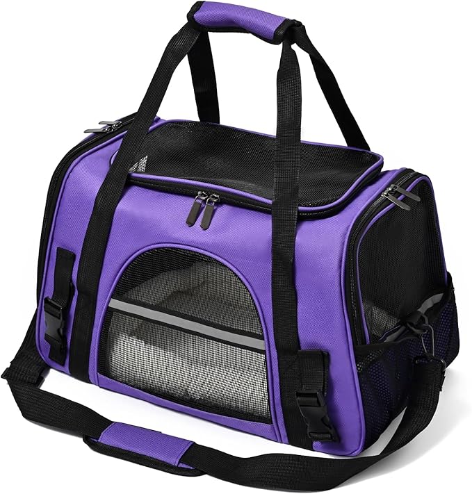 Dog Cat Carrier Soft for Small Pet Up to 16 Lbs TSA Airline Approved Travel by Unknown