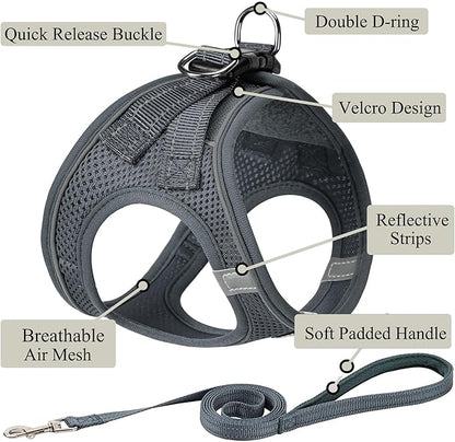 Dog Harness with Leash Set, No Pull Adjustable Reflective Step-in Puppy Pet - Image 2