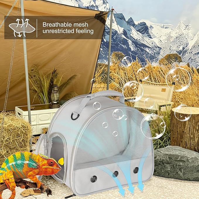 Ventilation Lizard Carrier for Bearded Dragon, Guinea Pig Carrier, Guinea Pig - Image 8