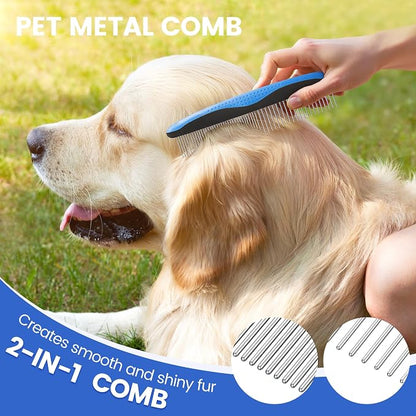 Double-Sided Pet Grooming Rake - Image 3