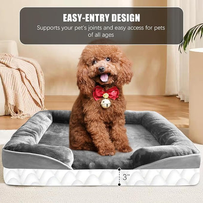 Orthopedic Dog Bed with Sides - Image 5