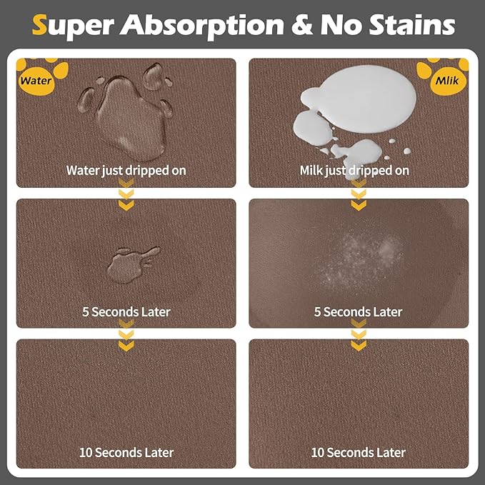 Pet Feeding Mat-Absorbent Dog Mat - Image 3