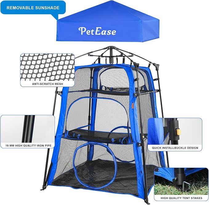 Cat Tower Tent, Outdoor Patio Cat Enclosures - Image 3
