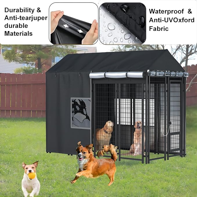 Outdoor Dog Kennel Cover - Image 5