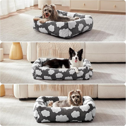 JOEJOY Small Dog Bed for Small Dogs, Rectangle Washable Orthopedic Dog Bed - Image 7