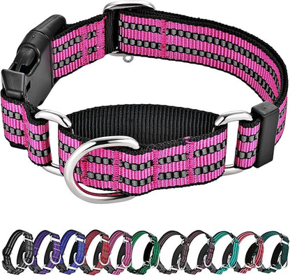 Hikiko Martingale Dog Collars Reflective Nylon Dog Collar by Hikiko
