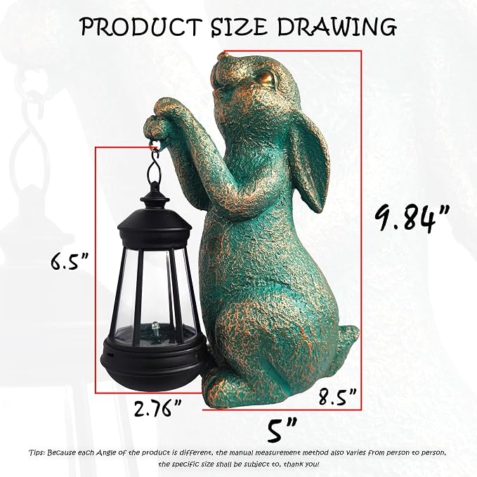 Rabbit Garden Statue Outdoor Décor - Image 4