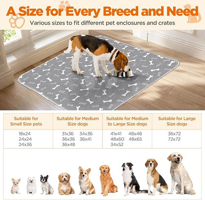 Reusable Puppy Pads, Super Absorbent Leakproof Dog Training Pads, Non-Slip - Image 5