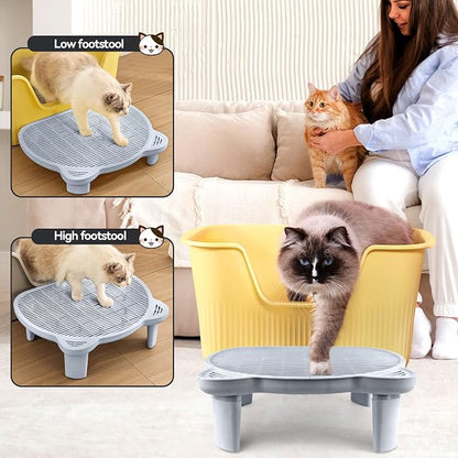 Adjustable Cat Ramp Litter Box Step Double Layer - Image 7
