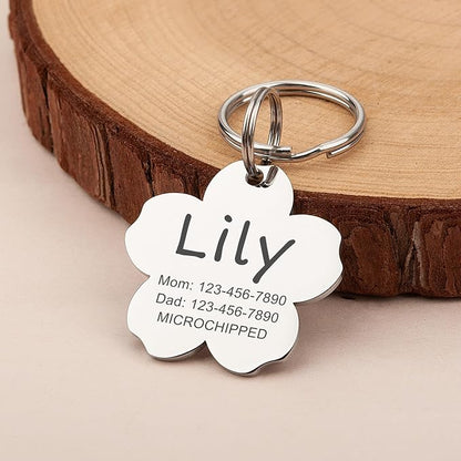Anavia Personalized Pet ID Tags, Stainless Steel Glossy Laser Engraved Dog Cat - Image 9
