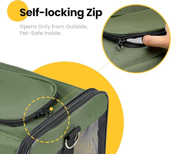 Cat Carrier Airline Approved, Soft-Sided Dog Carrier - Image 3